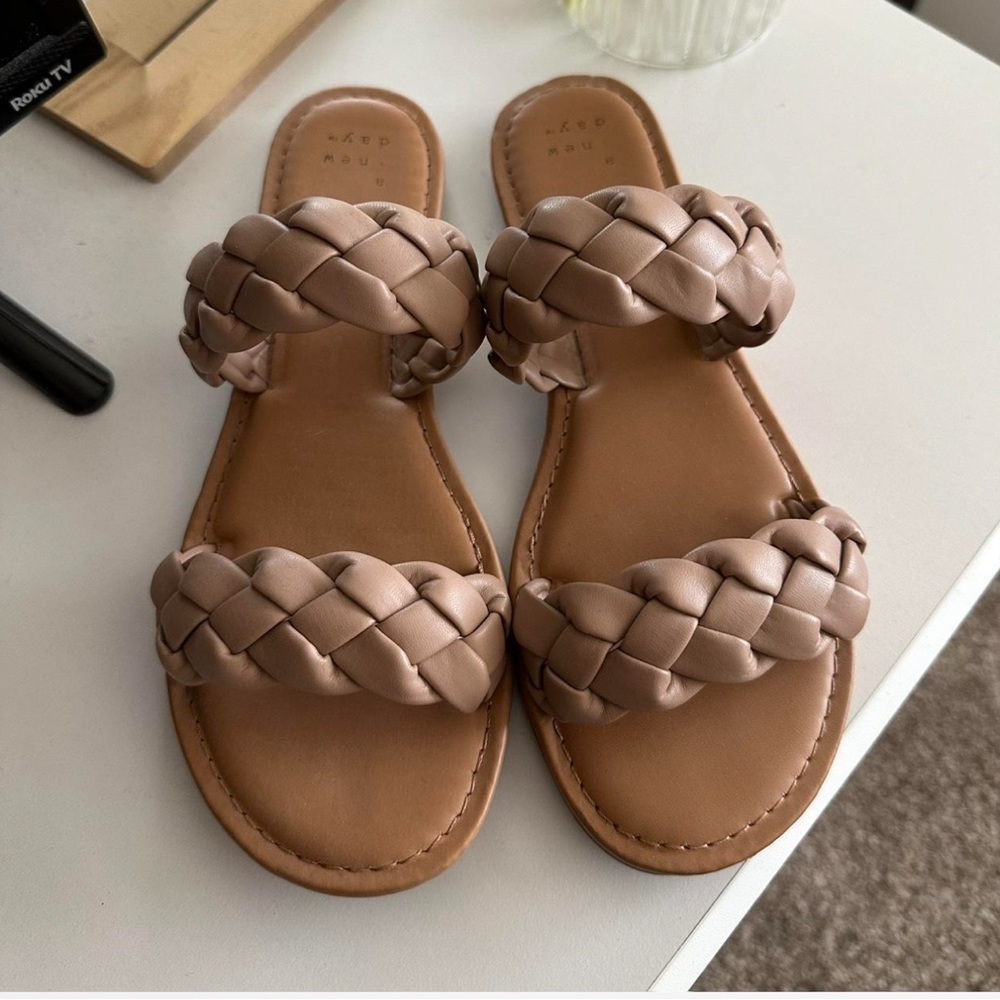 Target Women's Beige Braided Sandals